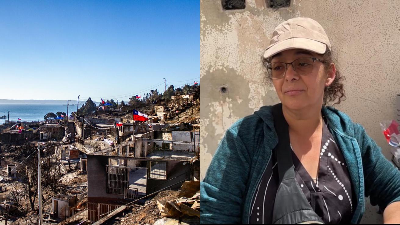 Junta de vecinos de Geo Chile levanta centro de acopio en vivienda quemada para ayudar a damnificados
