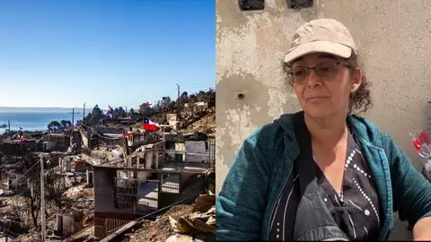 Junta de vecinos de Geo Chile levanta centro de acopio en vivienda quemada para ayudar a damnificados