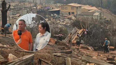 “No podemos esperar el invierno en carpas”: el impacto del incendio forestal en El Pino en Concepción