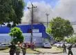 Incendio afectó a automotora en el Barrio Norte de Concepción