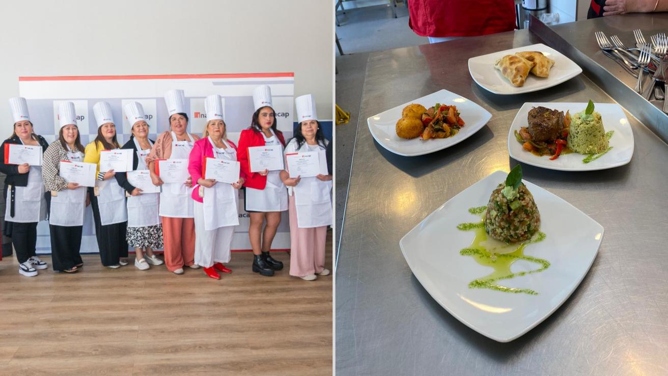 Curso de Cocina Étnica Chilena impulsado por Aclara e INACAP beneficia a vecinos de Penco