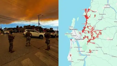 CGE aclara que no hay cortes de luz programados en Concepción por incendios forestales