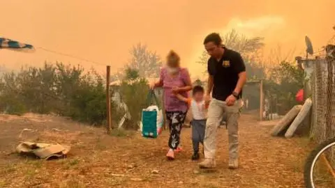 PDI despliega trabajo investigativo y apoyo a víctimas en zonas afectadas por incendios en Biobío