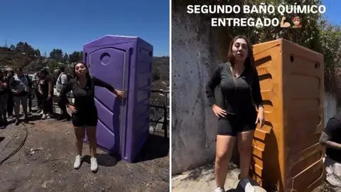Naya Fácil instala los primeros baños químicos en Lirquén tras incendios en la zona