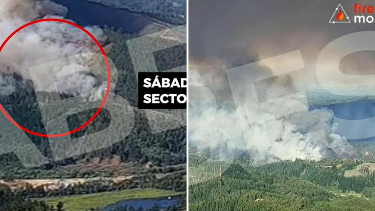 Video capta el momento exacto en que se originó el devastador incendio que afectó a Penco y Concepción