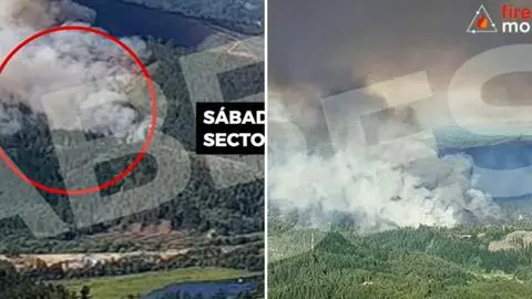 Video capta el momento exacto en que se originó el devastador incendio que afectó a Penco y Concepción