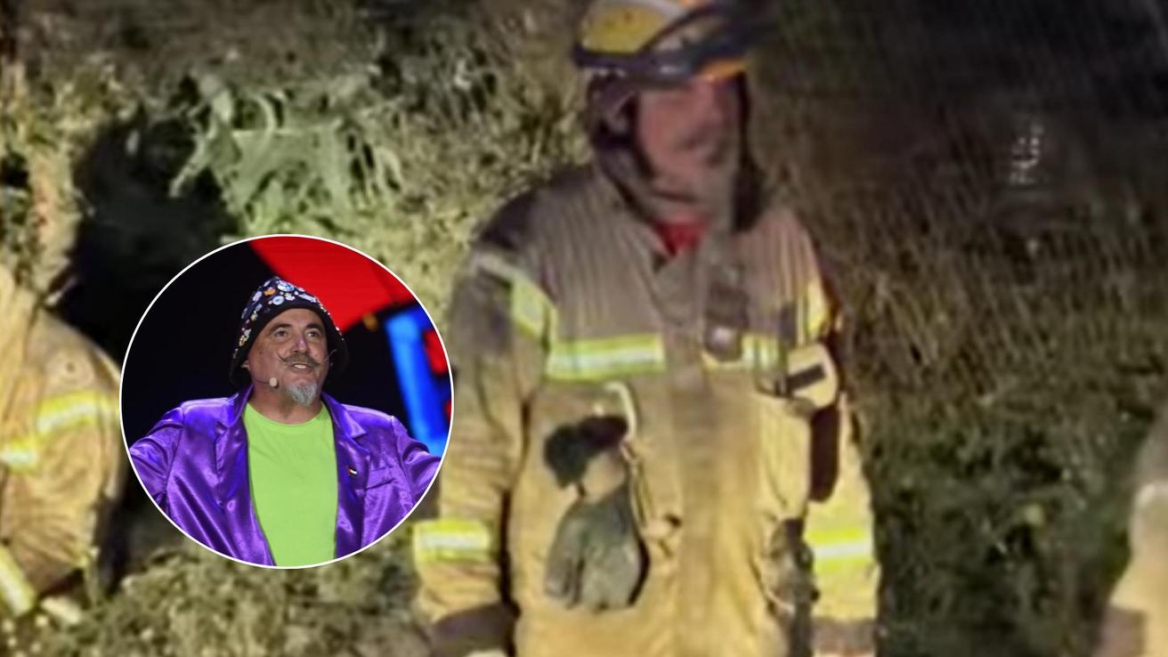 Paul “El Flaco” Vásquez se une a los bomberos del Biobío para combatir los incendios forestales