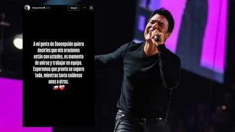 Chayanne envía mensaje de apoyo a damnificados por incendios en el Biobío: “mis oraciones están con ustedes”