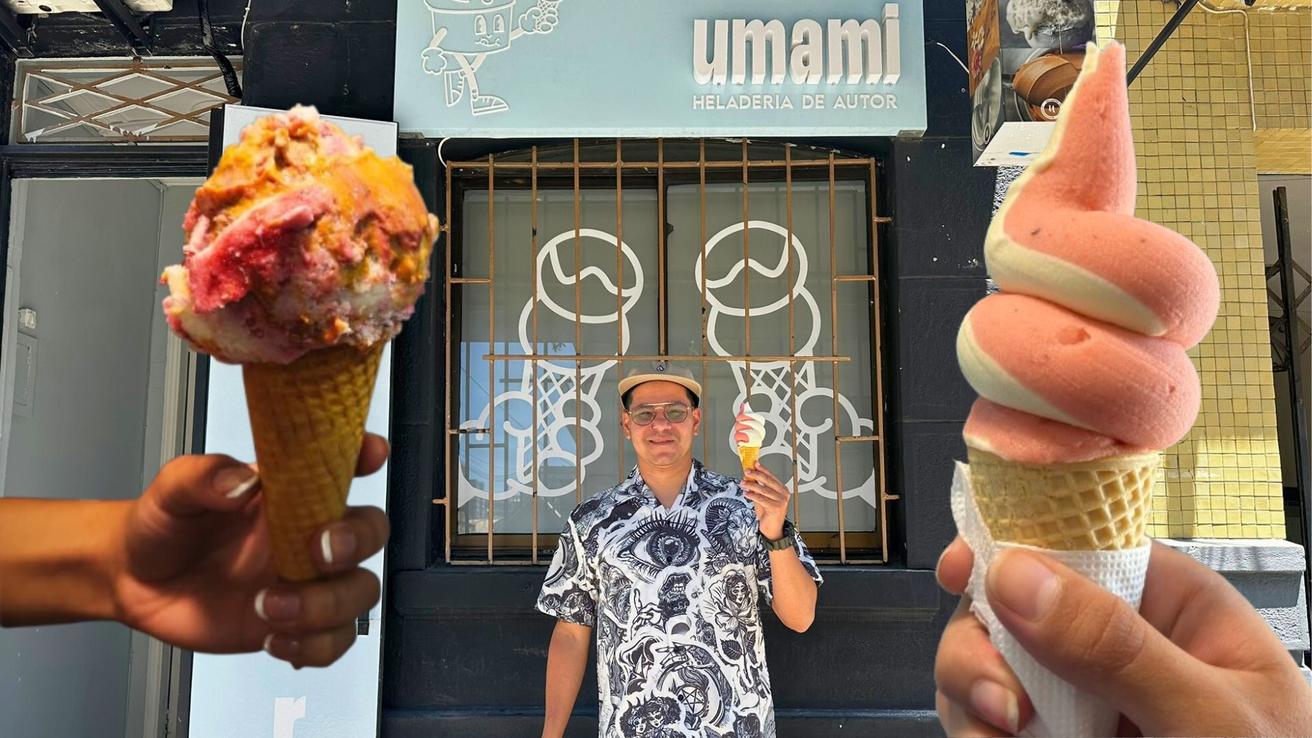 Los helados de Umami estrenan formato soft y nuevo sabor a torta amor en el centro de Concepción