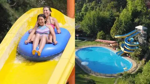 Tres parques acuáticos en el Biobío y uno en Ñuble para pasar el calor en piscinas con tobogán