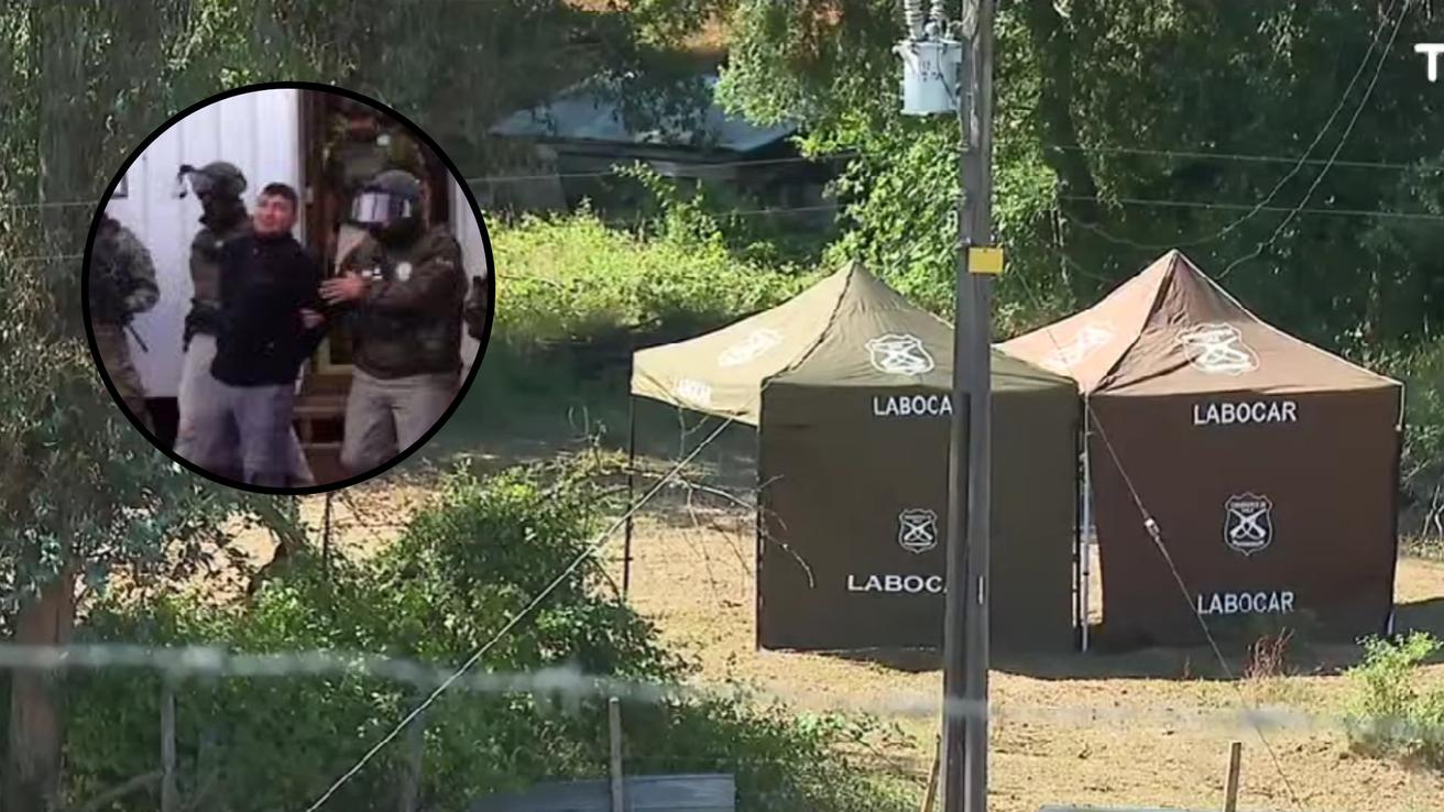 Carabinero realiza excavaciones en casa de los hijos de Julia Chuñil en Máfil tras detención