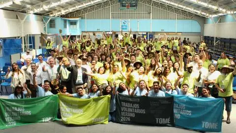 Santo Tomás inició la temporada de trabajos voluntarios de verano 2026 en Tomé