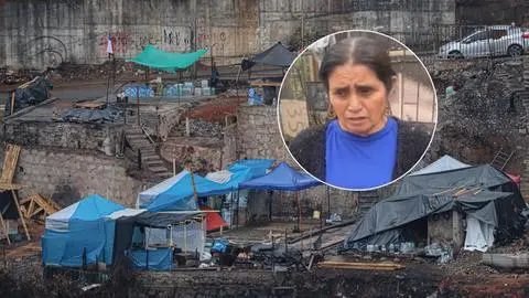 Sobreviviente del megaincendio en Lirquén se salvó con su nieta de dos semanas de vida y hoy vive en una carpa: Clama por ayuda