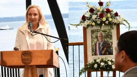 Conmemoran dos años de la muerte del expresidente Sebastián Piñera en Lago Ranco