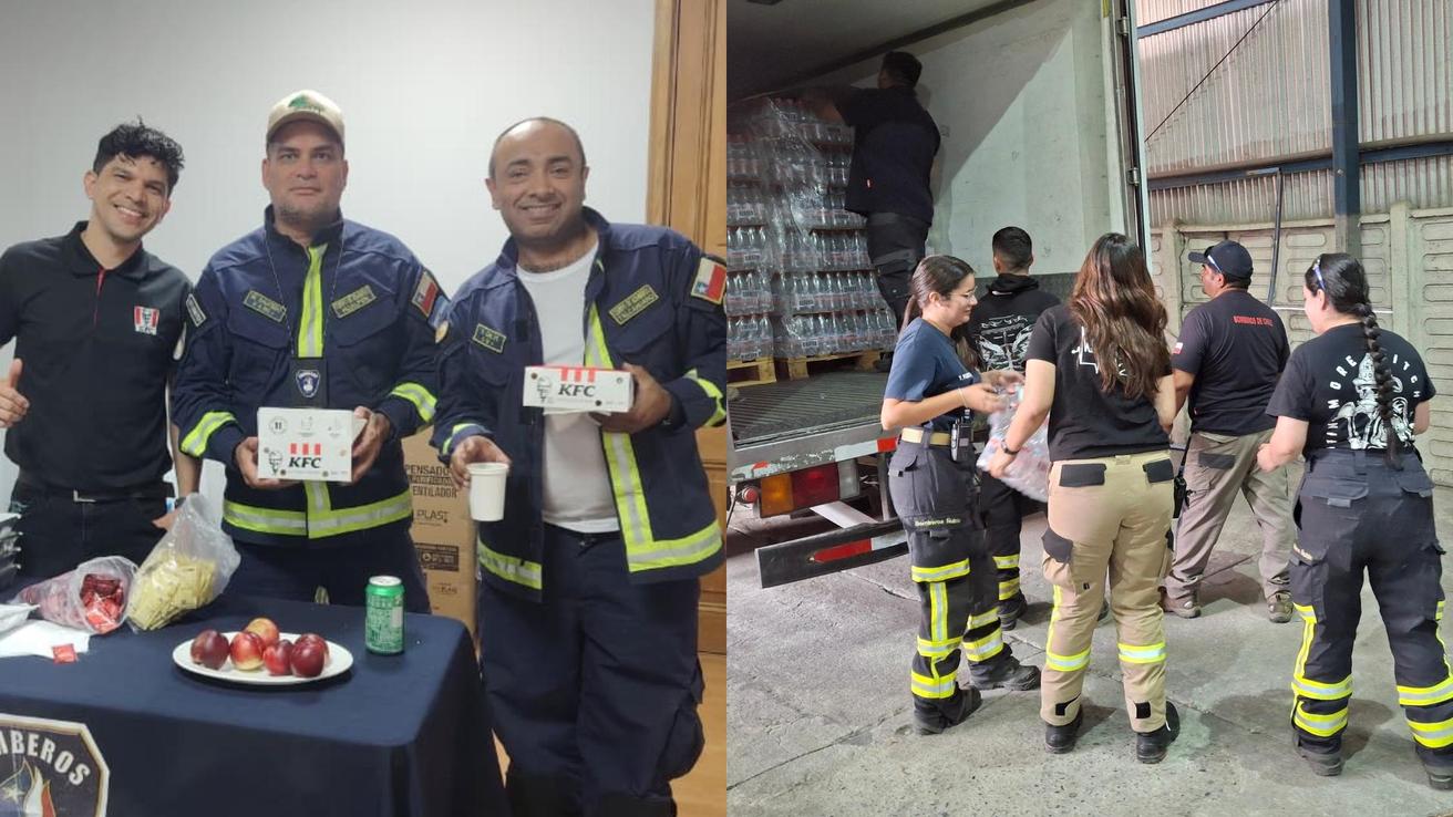 Bomberos del Biobío agradecieron apoyo del sector privado durante el combate de los incendios forestales