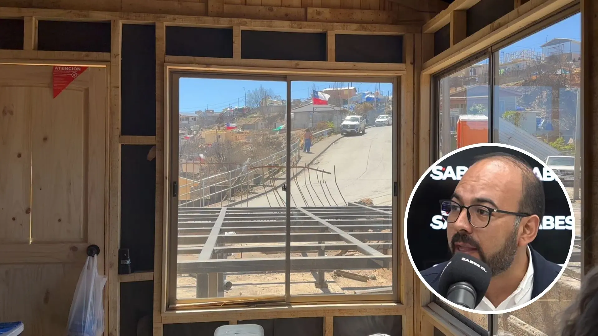 Subsecretario de Segegob justifica lenta entrega de viviendas de emergencia en Lirquén