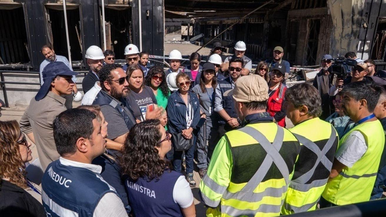 Educación ratifica fecha para el retorno a clases en zonas afectadas por incendios forestales