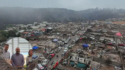 A menos de un mes de los incendios forestales: Anuncian los primeros 12 subsidios de vivienda definitiva para damnificados en Punta de Parra