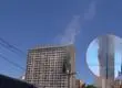 Emergencia por incendio en departamento del piso 15 en edificio de Estación Central moviliza a bomberos
