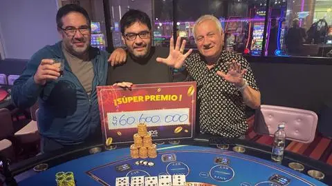 ¡Golpe de suerte en Casino MDS Talcahuano!: Cliente obtiene más de $60 millones con una Escalera de Color en mesa de Draw Póker