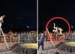 “Concurso de guatazos” termina con un joven participante inconsciente durante actividad municipal en Mejillones