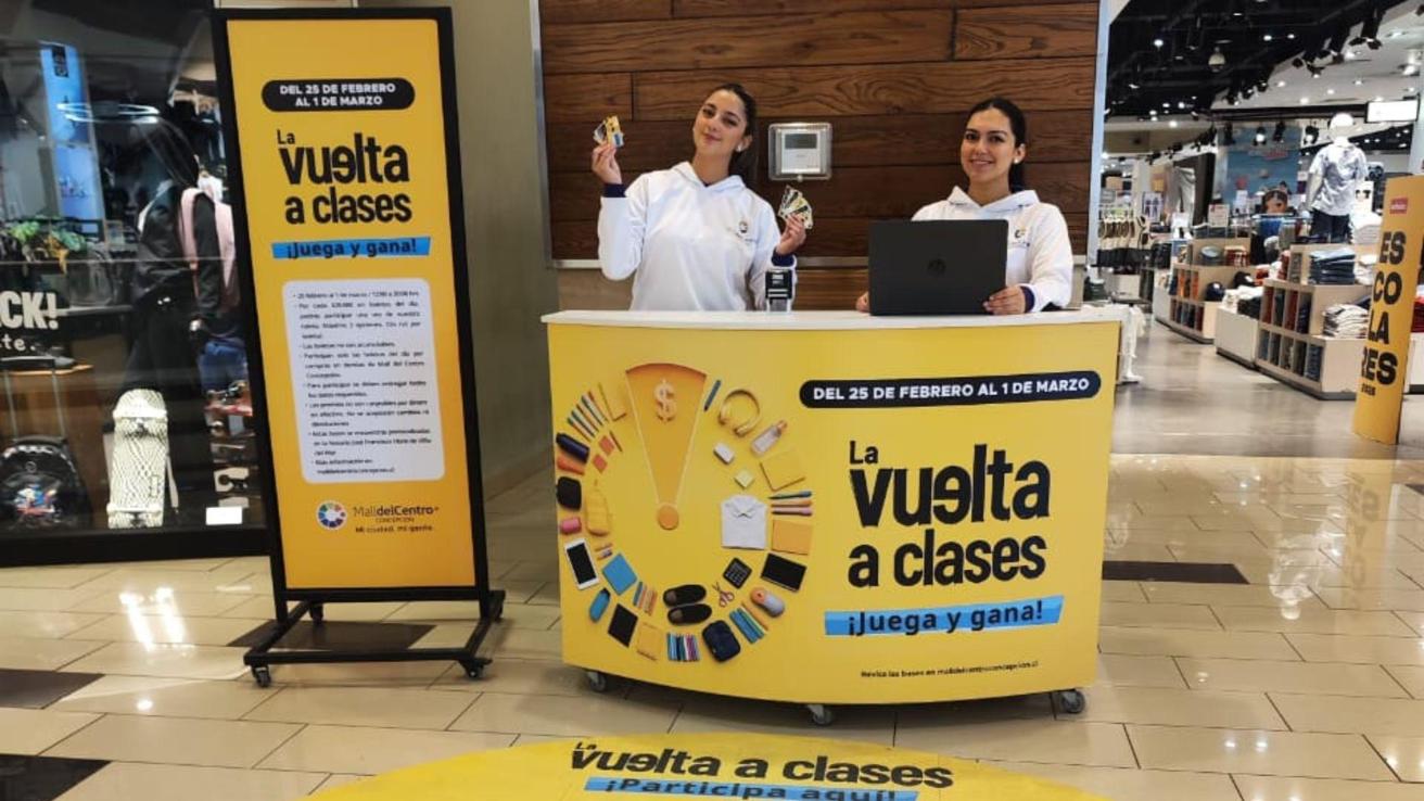 Mall del Centro Concepción impulsa la vuelta a clases con premios instantáneos y todo en un solo lugar