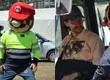 Niños y niñas de Lirquén reciben gran sorpresa de funcionarios del MOP Biobío: Recibieron regalos y se subieron a maquinarias