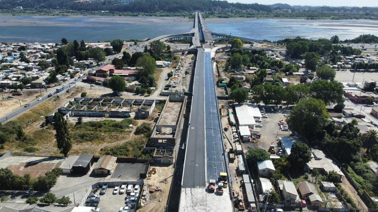 Viaducto Chacabuco alcanza 83% de avance y proyecta su término para junio