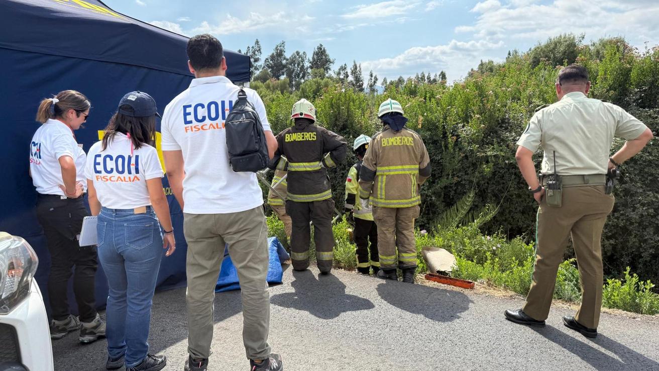 Hallan cuerpo al interior de una maleta abandonada al costado de la Autopista San Antonio – Santiago