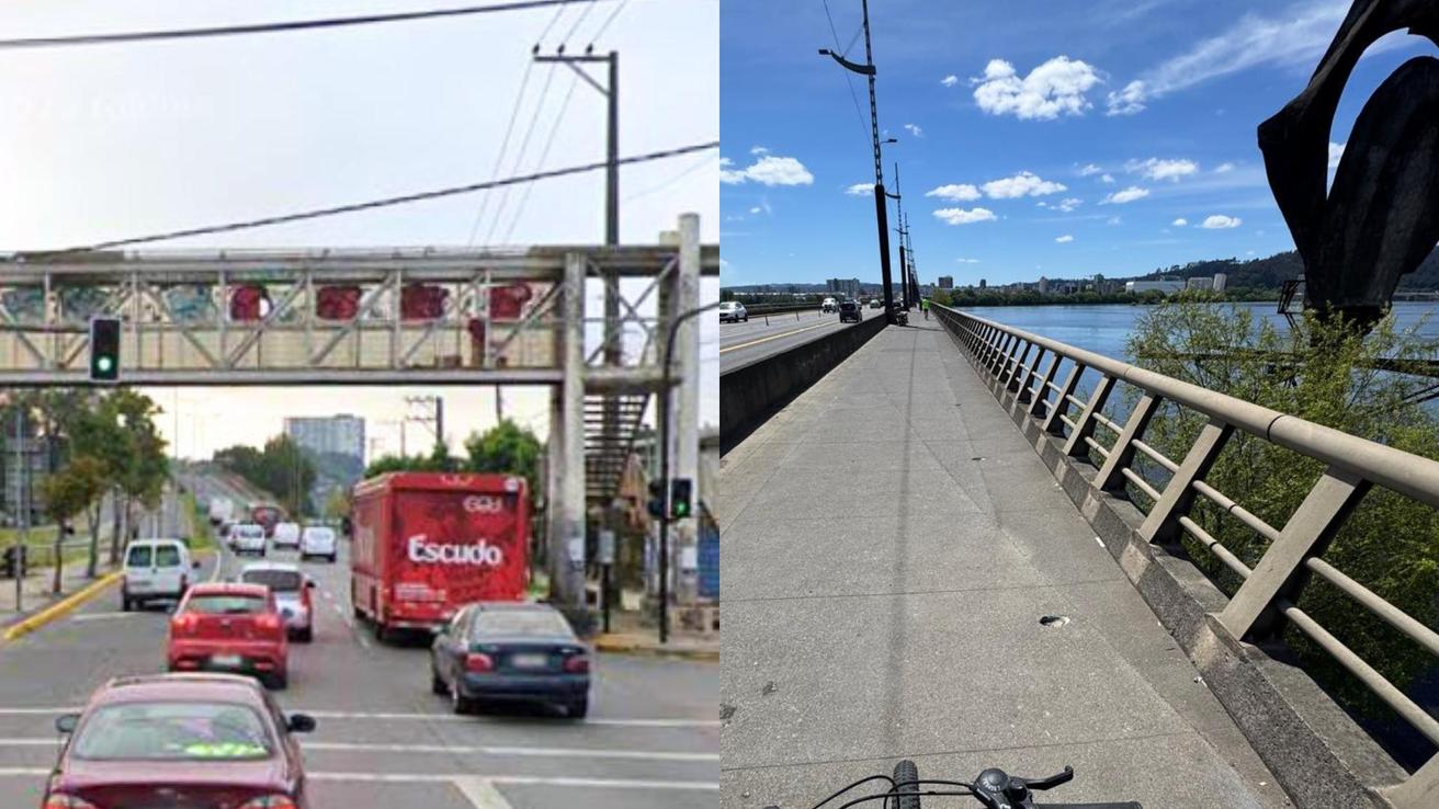 Municipio evalúa retirar pasarela en Prat con Cruz en Concepción por incivilidades y anuncia limpieza de microbasurales bajo Puente Llacolén