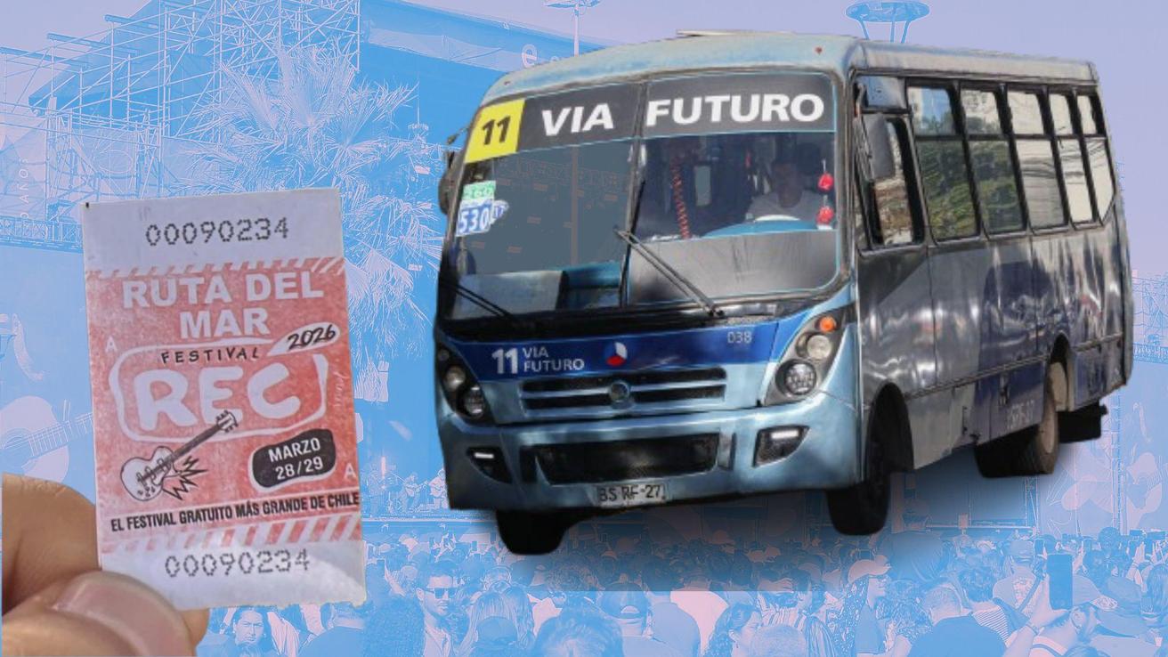 Micros del Gran Concepción preparan boletos especiales para el Festival REC