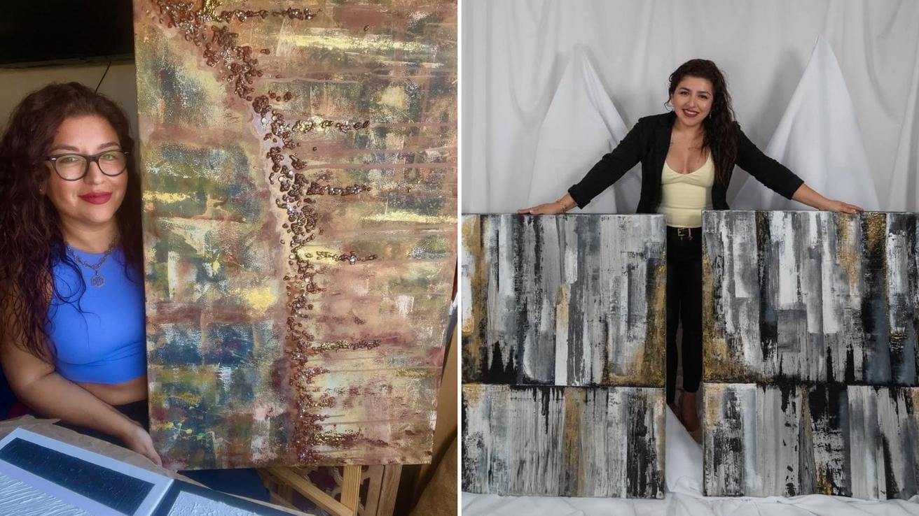 “Pintar siempre había sido un sueño”: Artista penquista expondrá en destacada galería en Italia