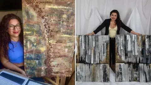 “Pintar siempre había sido un sueño”: Artista penquista expondrá en destacada galería en Italia