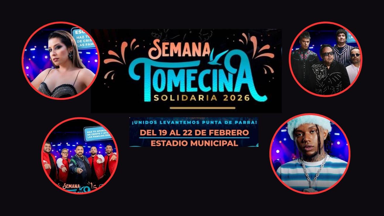Semana Tomecina busca reactivar el turismo tras la emergencia con María José Quintanilla, Agrupación Marilyn, Los Tres y más