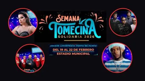 Semana Tomecina busca reactivar el turismo tras la emergencia con María José Quintanilla, Agrupación Marilyn, Los Tres y más
