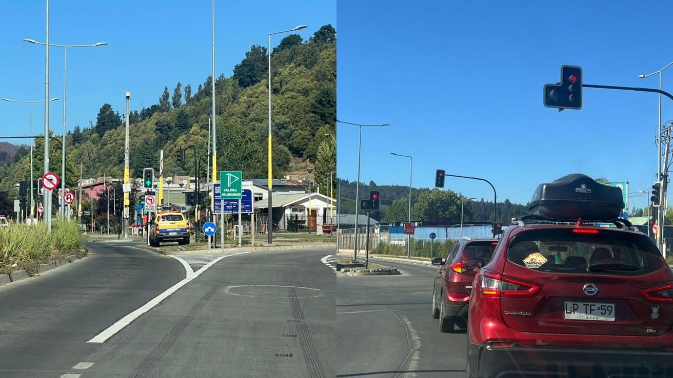 Ajuste en semáforo de Collao en Concepción generó preocupación en vecinos: Motociclista falleció tras chocar en el lugar