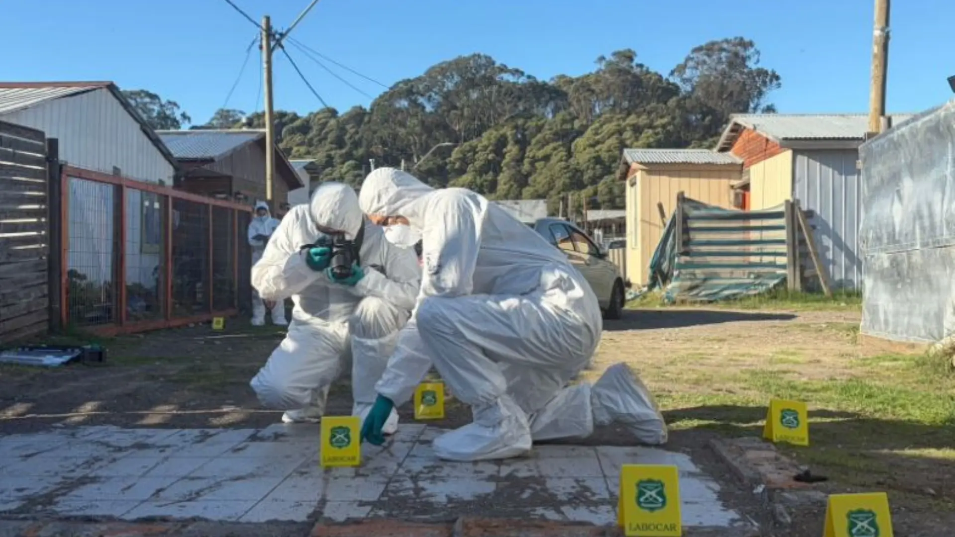 En sólo 15 minutos logran atrapar a sujetos que balearon a una persona en calle de Talcahuano