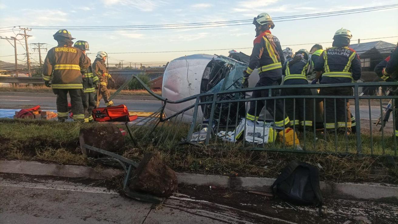 Accidente de tránsito en Avenida Las Golondrinas deja un lesionado y provoca alta congestión
