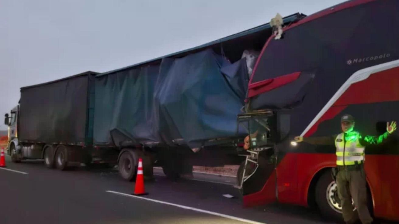 Bus protagoniza fatal accidente en Ovalle: Hay un fallecido