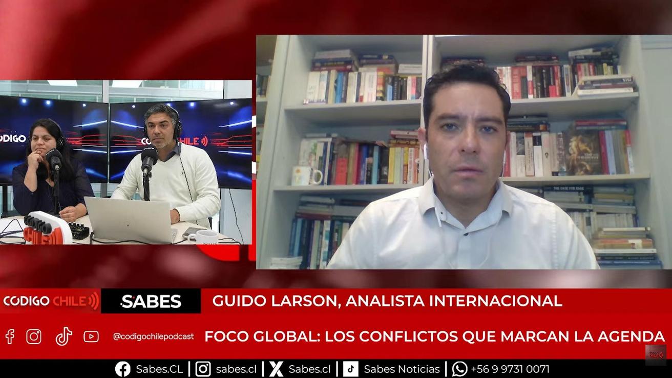 “Nos va a afectar quiérase o no”: Guido Larson sobre las consecuencias del conflicto de Medio Oriente en Chile