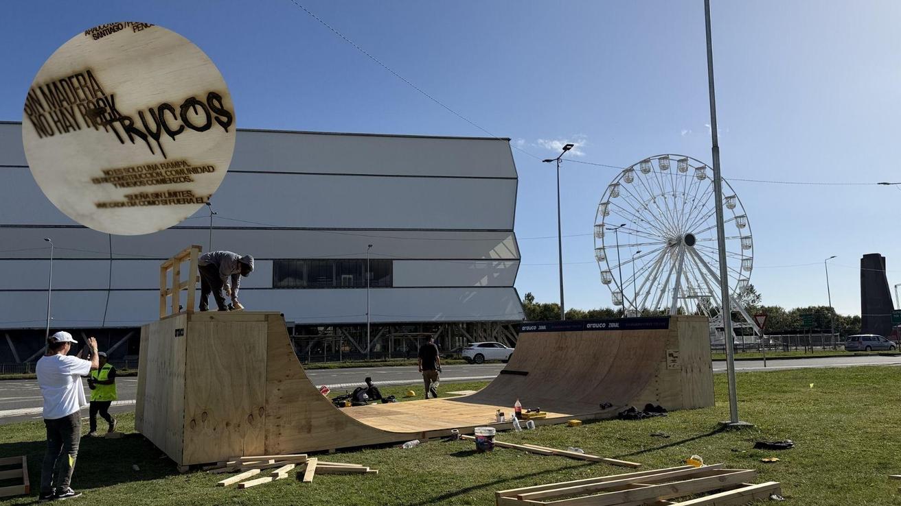 Del REC a Penco: Rampa de BMX será donada a zona afectada por incendios forestales