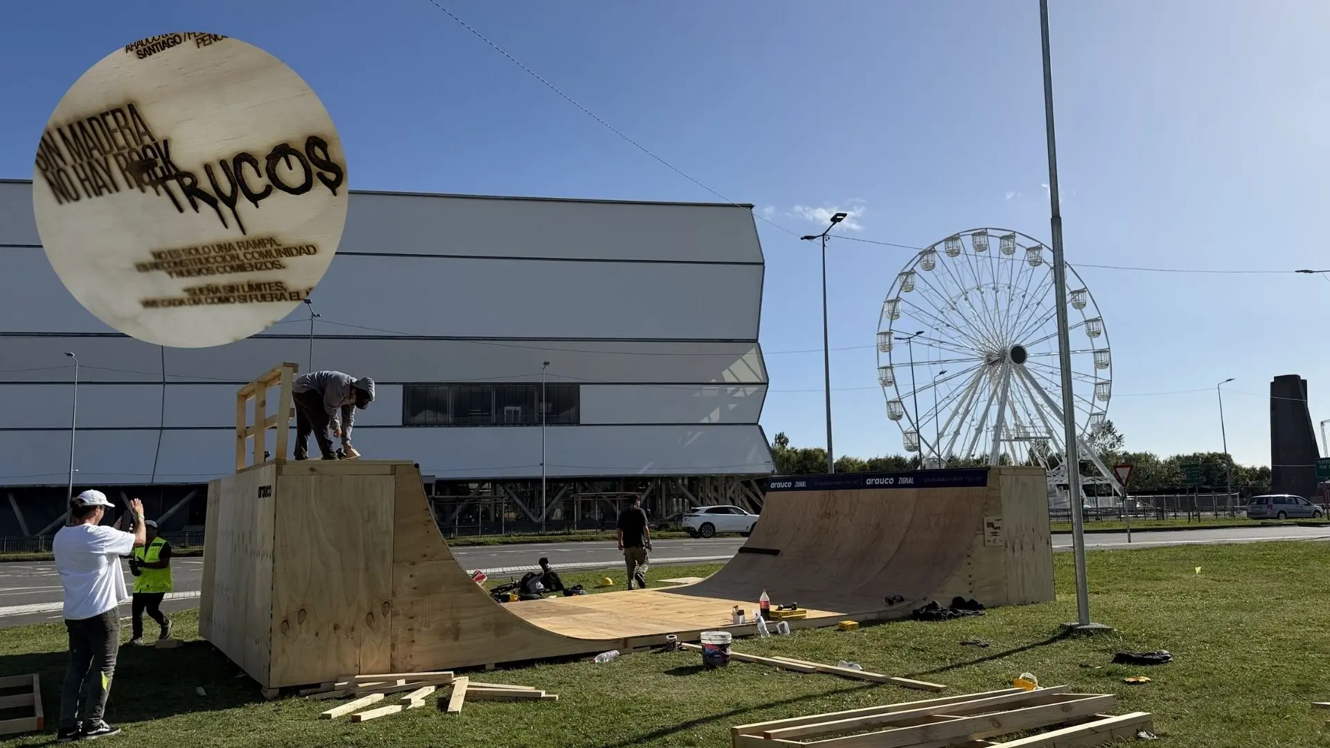 Del REC a Penco: Rampa de BMX será donada a zona afectada por incendios forestales