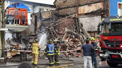 Incendio destruye casona “La República” y con ello parte del patrimonio de Concepción