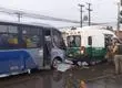 Colisión entre taxibús y patrulla de Carabineros deja siete lesionados en San Pedro de la Paz