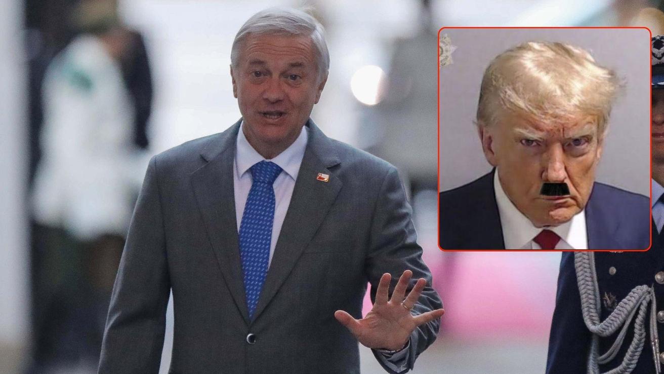 Hackean redes del Presidente Kast y publican imagen editada que compara a Trump con Hitler