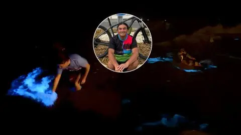 Luis Andaur capta sorprendente fenómeno de Bioluminiscencia en aguas de playa chilena