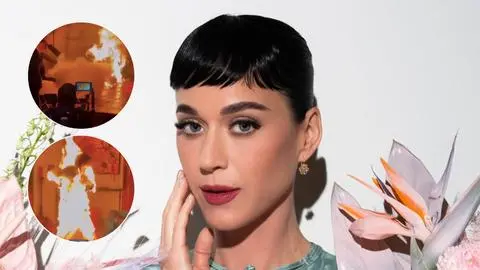 Impactante video muestra a Katy Perry envuelta en llamas para su nuevo videoclip
