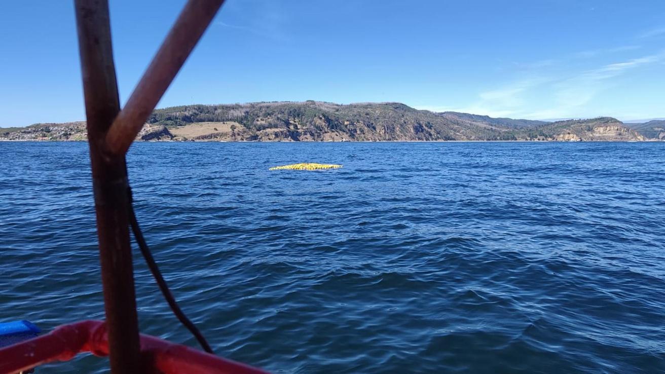Lancha con siete pescadores naufragó este lunes frente a Punta Lavapié en la Región del Biobío