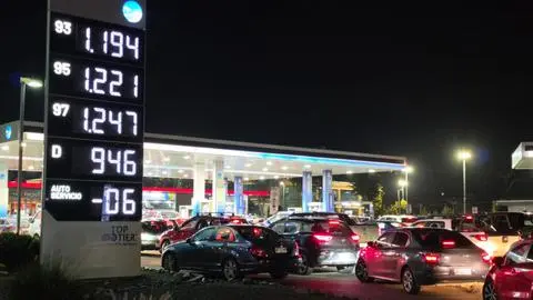 Los precios en los servicentros de Concepción antes que se concrete la histórica alza de la bencina en Chile