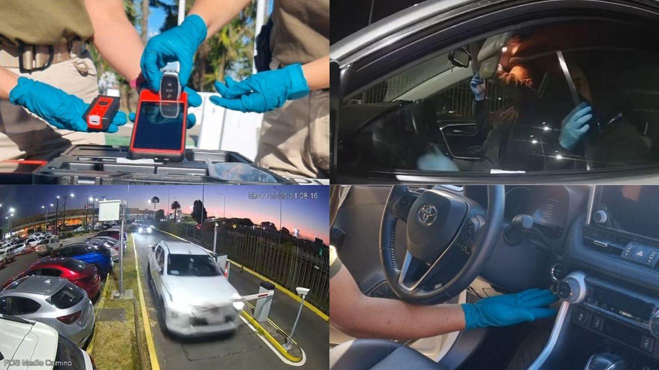 Inédita modalidad de robo de vehículos en estacionamientos de malls del Gran Concepción: Banda los “hackeaba” y ponía en marcha